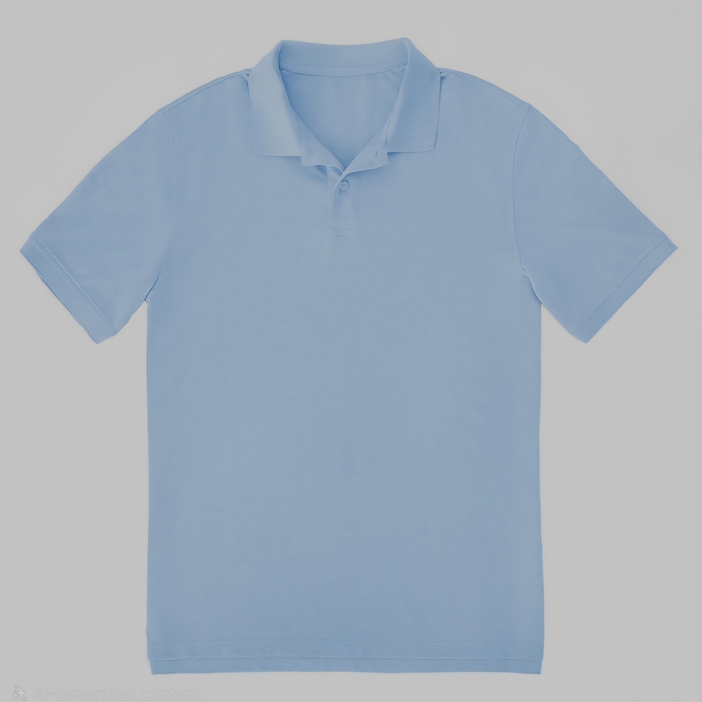 Sky Blue Polo Shirt for Men